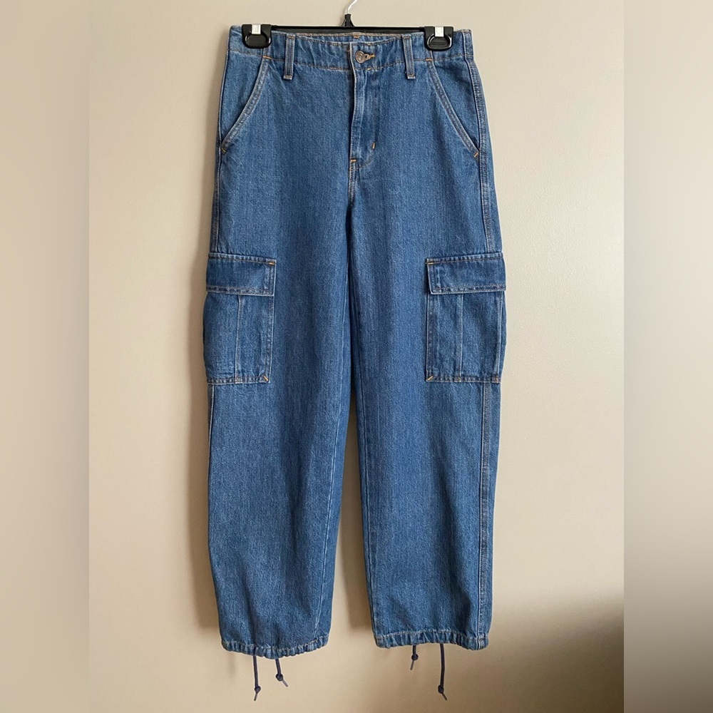 Levi’s 94’ Baggy Cargo Cotton Jeans Size 24 - Picture 4 of 11